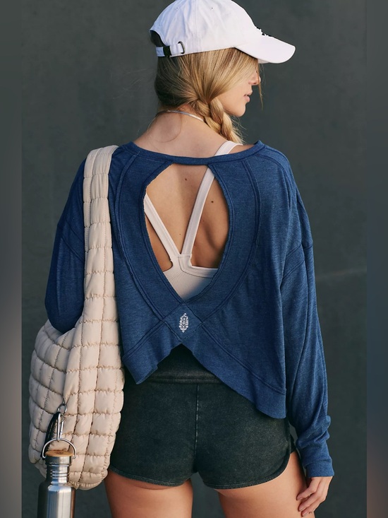 Free People Tops - FREE PEOPLE | ✨NEW✨ My Time Layer in Midnight Navy